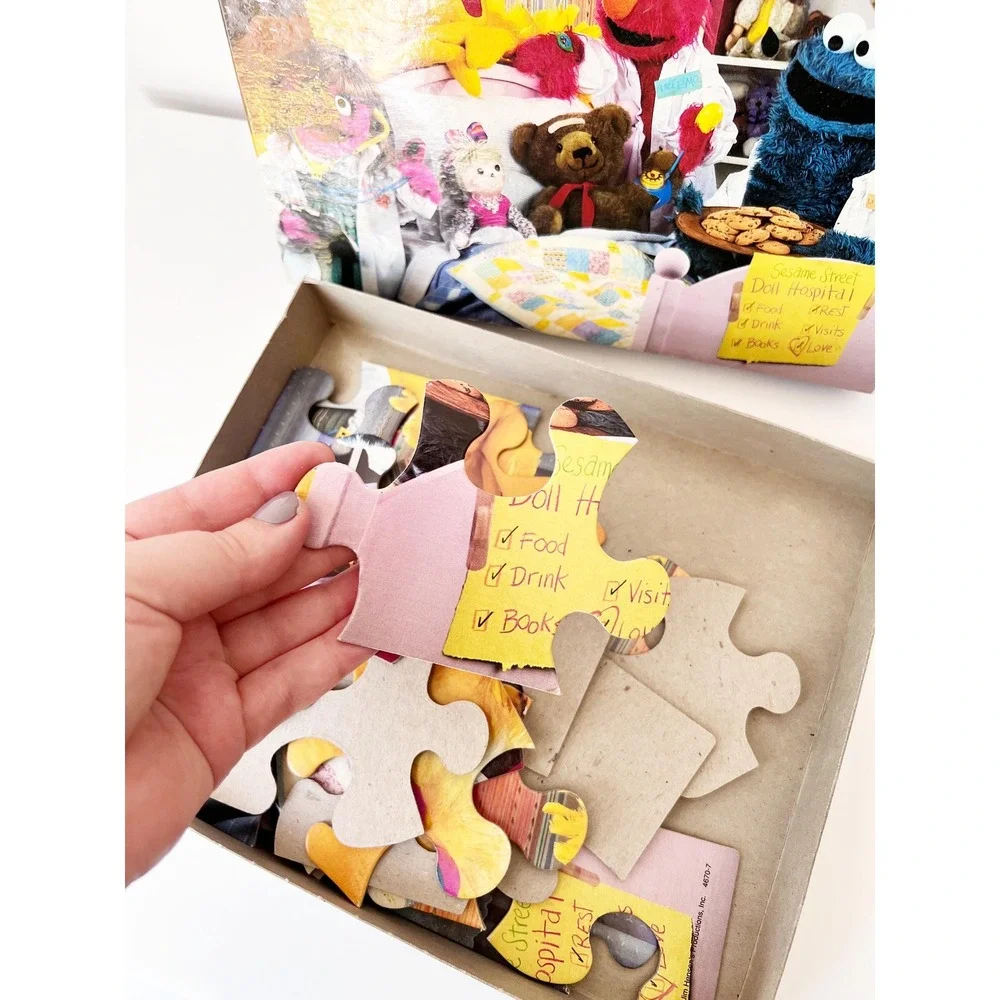 Vintage‎ Sesame Street Puzzle 24 pcs Toddlers Big Pieces 12x15
